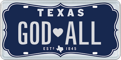 Texas Vintage Blue - GOD@ALL