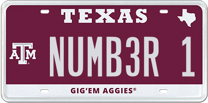 Texas A&M University - Maroon - NUMB3R 1